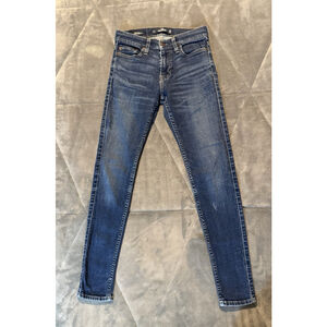 Hollister Super Skinny Advanced Stretch Blue Jeans Denim Womens Size 26 x 30